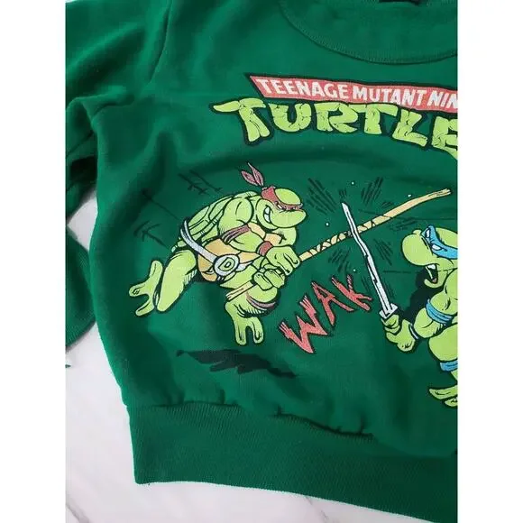 Vintage 1988 Teenage Mutant Ninja Turtles Kids Sweatpants‎ Sweatshirt Sweatsuit - Picture 4 of 10